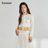 covernat韩国潮牌春季新品女士高领长袖休闲拉链针织衫2024春夏新CO2401KT78 商品缩略图1