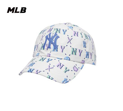 MLB男女同款满印彩色老花标涂鸦风棒球帽3ACPM0523【无货退款介意勿拍】 商品图2
