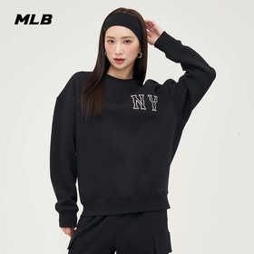 MLB小标NY标基础款简约套头卫衣3AMTB3146【无货退款】