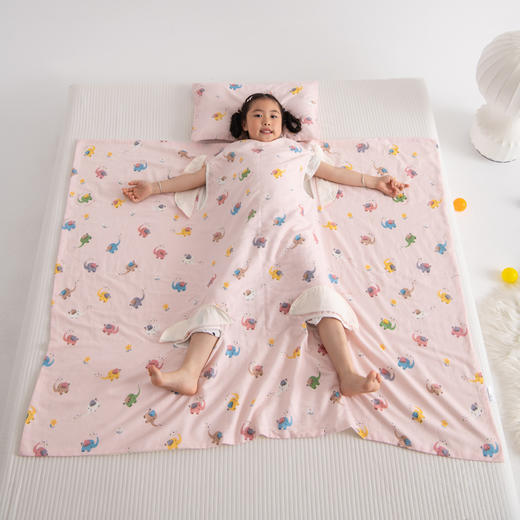 【品牌直发】加倍生活A类全棉纱布睡袋防踢被 商品图1