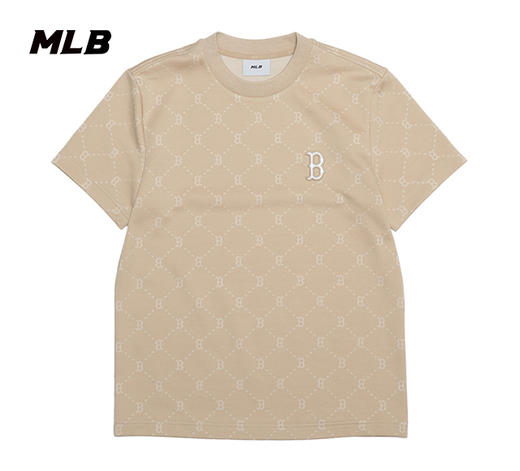 MLB男女同款满印老花25春夏新款T恤3ATSM0153【无货退款介意勿拍】 商品图0