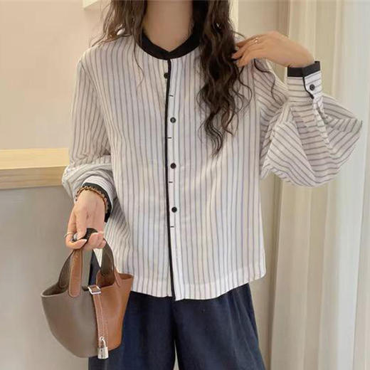 裁缝学苑AQ489长袖泡泡袖衬衫纸样女装衬衣上衣样板版型图纸 商品图3