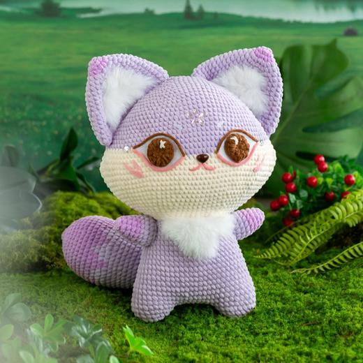 苏苏姐家小狐狸玩偶手工DIY编织钩针毛线毛线团自制材料包 商品图1