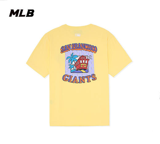 MLB男款女款情侣款2023年夏季男女情侣卡通印花宽松运动T恤3ATST0133【无货退款介意勿拍】 商品图6