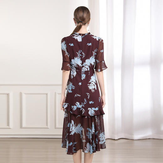 「高货deo」全新升级【铂金会员385/天猫519/差价134】(25332)洛诗琳法式复古优雅连衣裙2025夏季新款气质优雅茶歇裙女 商品图3