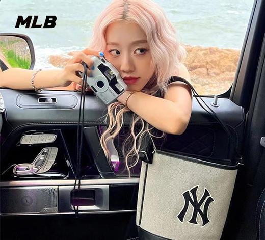 MLB男女情侣水桶包经典挎包时尚明星同款休闲百搭春夏3ABMS072N 商品图3