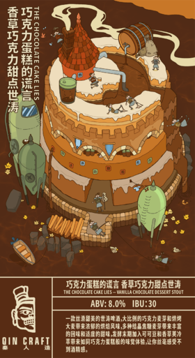 啤酒巴巴/秦人造 巧克力蛋糕的谎言