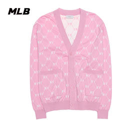 MLB满印花男女同款针织开衫3AKCM0151