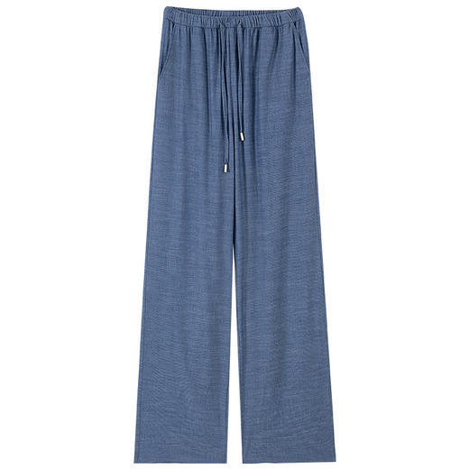 丁摩 天丝牛仔裤女新款女装夏季薄款休闲裤冰丝遮肉简约阔腿裤5ZF-LSR 商品图4