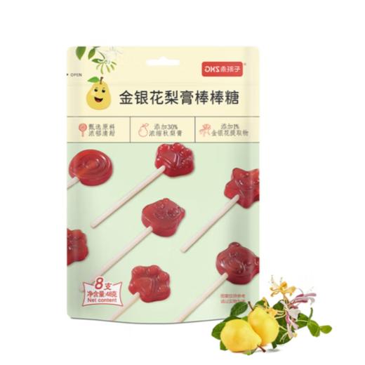 乖孩子 金银花梨膏 棒棒糖48g/袋 商品图0