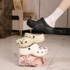 「下单赠鞋花」厚底增高云朵鞋&泡芙鞋｜SACHA 云朵款/泡芙款 洞洞鞋 EVA材质，男女同款