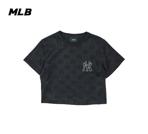 MLB男女同款刺绣标满印老花T恤3FTSM0153 商品图0