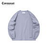 Covernat韩国潮牌圆领套头卫衣无性别春字母刺绣纯色宽松上衣CO2201CR40 商品缩略图1