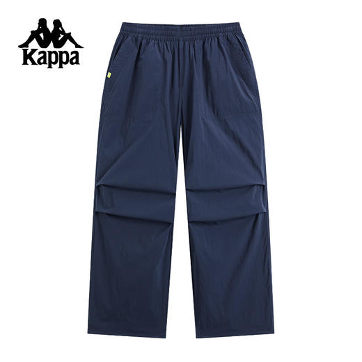 Kappa卡帕背靠背运动长裤男2025夏季新款宽松直筒裤防泼水工装裤K0F52AY71 商品图1