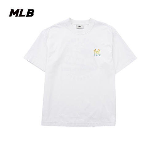 MLB男女同款背标印花25春夏新款T恤3ATSX0453 商品图0