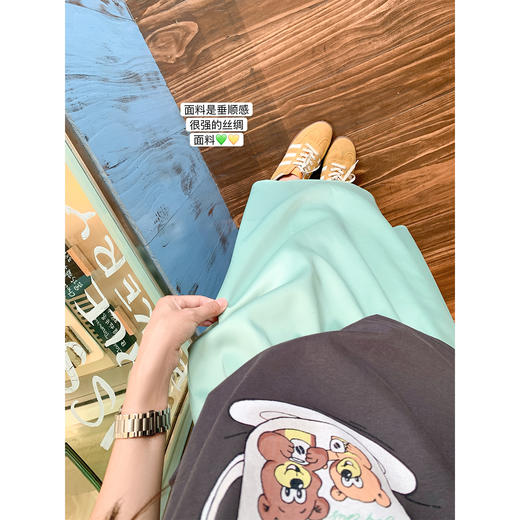 <曾小咸推荐>现货秒杀！卖完不补 ！微信打折价！韩系印花短袖 日常119.99 立减60 秒杀59.99！绿色半身裙 日常139.99 立减70 秒杀69.99！ 商品图3