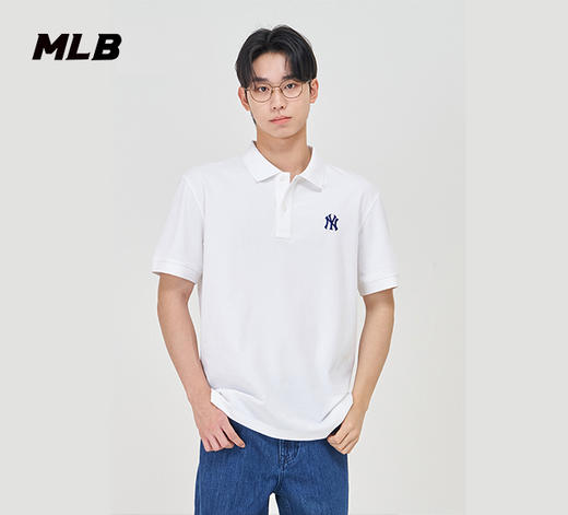 【一口价】MLB男女同款小标立领简约款短袖T恤3APQB0143【无货退款】 商品图2