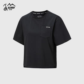 OZARK奥索卡T恤春夏新短款高端品牌潮运动休闲徒步宽松圆领短袖女OAGWQ512128