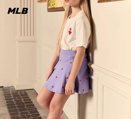 MLB男女童爱心系列 HEART短裙7FSKH0133【热销中无货退款介意勿拍】【热销中无货退款介意勿拍】 商品图2