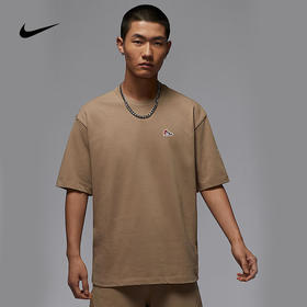 Nike/耐克短袖男夏季AJ1刺绣鞋标贴片棉质休闲运动T恤HJ2327