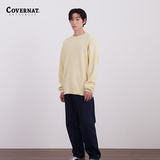 Covernat秋冬新品圆领套头针织衫毛衣时尚百搭男款CO2303KT20 商品图0