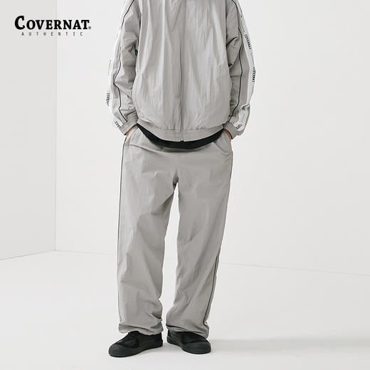 covernat2024春夏新款情侣款运动潮牌长裤拼接休闲裤CO2401PT01 商品图1