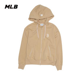 MLB男女同款小标背标老花标运动上衣拉链外套3ATRM0451
