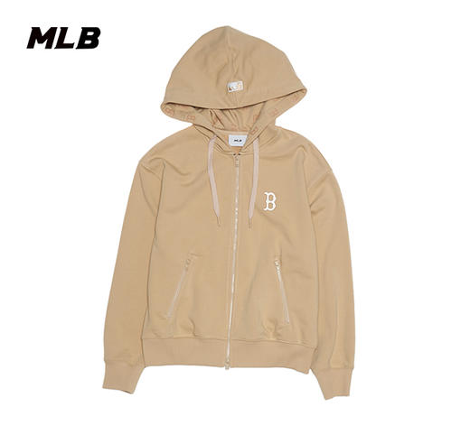 MLB男女同款小标背标老花标运动上衣拉链外套3ATRM0451 商品图0