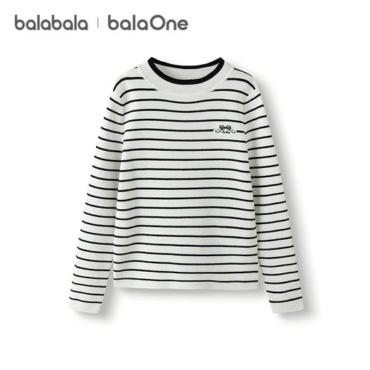 巴拉巴拉balaOne童装儿童毛衣女童2025新款春秋装打底衫毛衫套头 商品图4