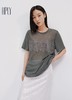 【大都会】HPLY荷比俪25夏新款女圆领珠片优雅气质舒适休闲T恤 商品缩略图2