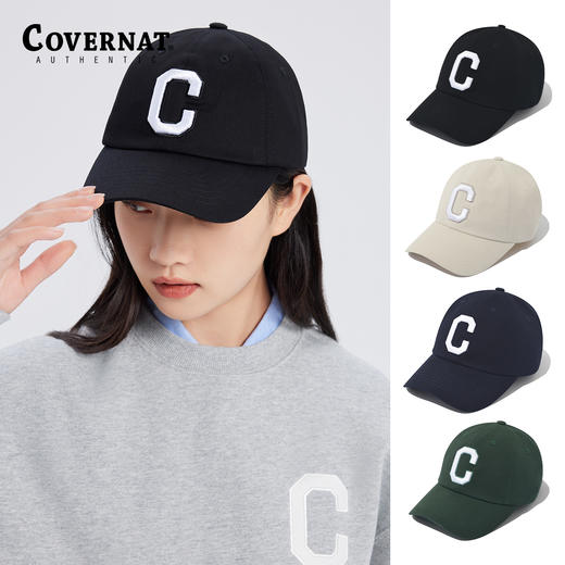 Covernat棒球帽子男女同款新款情侣款遮阳鸭舌帽大C防晒遮阳帽CO2300CA23 商品图2