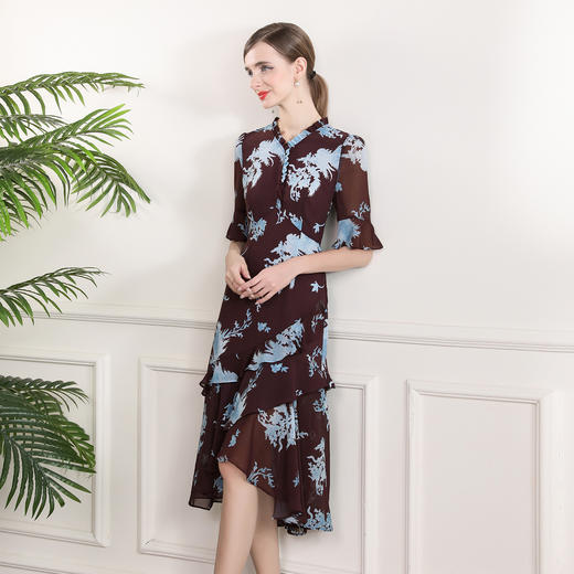 「高货deo」全新升级【铂金会员385/天猫519/差价134】(25332)洛诗琳法式复古优雅连衣裙2025夏季新款气质优雅茶歇裙女 商品图1