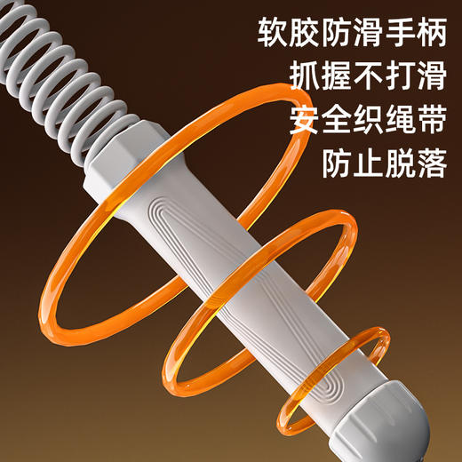 【暴汗 无绳战绳】多功能无绳战绳 硅胶手柄 弹性十足 全身运动 随心开练 不受空间限制 商品图3