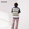 Covernat2024春季新款叠穿针织背心条纹内搭减龄情侣款CO2401KT08 商品缩略图3