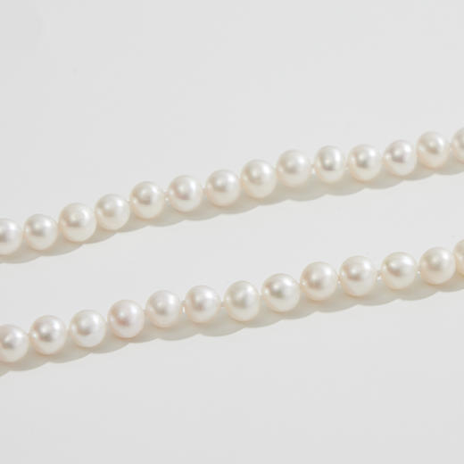 礼兰 淡水珍珠长项链6-7mm气质百搭100cm 商品图2