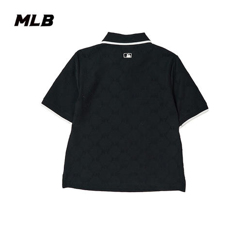 MLB男女同款立领小标简约款POLO衫T恤3FPQM0353 商品图3