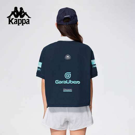 Kappa卡帕背靠运动短袖男2025夏季新款休闲t恤宽松纯棉上衣女KPDHCPD70 商品图4