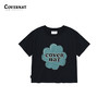 Covernat夏季新品女士大三叶草心形T恤刺绣纯色短袖T恤女款CO2302ST86 商品缩略图3