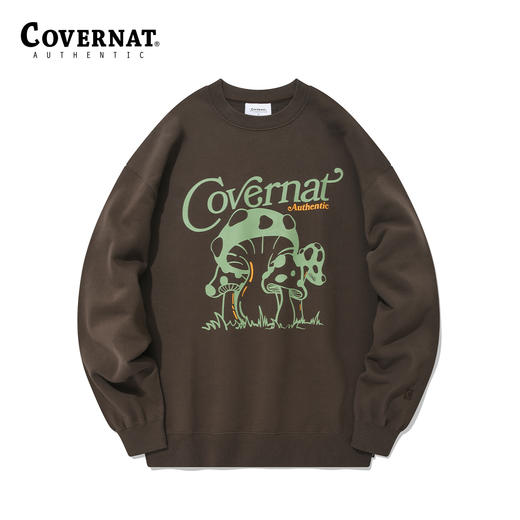 Covernat韩国潮牌套头卫衣男女涂鸦印花宽松oversize小众高街CO2201CR09 商品图2