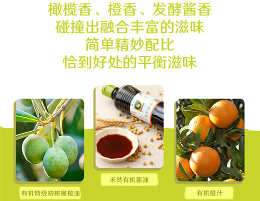 禾然有机油醋汁/南京国环有机认证/沙拉灵魂酱汁 商品图3