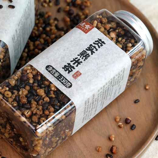 逢食芡实赤豆薏米茶 330g/瓶 古法柴火土灶 三蒸三晒一翻炒 干嚼都很香 商品图2