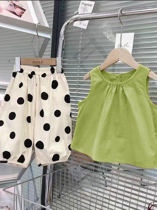 【新款女童裙裤套装，清凉舒适！】女童裙裤套装 宝宝背心吊带裙 直筒裤夏装 儿童无袖休闲半身裙 空调服-QQ 商品图1