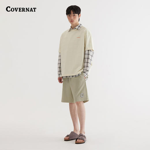 COVERNAT韩国潮牌宽松休闲短裤男女情侣款潮流舒适百搭2025春夏新CO2502SO31 商品图0