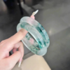 🌻手腕间山水！珀派霖菲 冰种飘花独龙玉石圆条手镯🌟【珀派霖菲飘花独龙玉石圆条手镯】 中国风才是触动灵魂深处的美！！🤩99包邮带全套包装!  商品缩略图5
