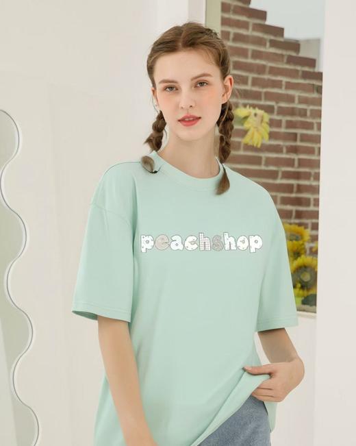 清仓价2025~情侣潮牌100%棉PE清新印花短袖T恤-喜出 商品图0