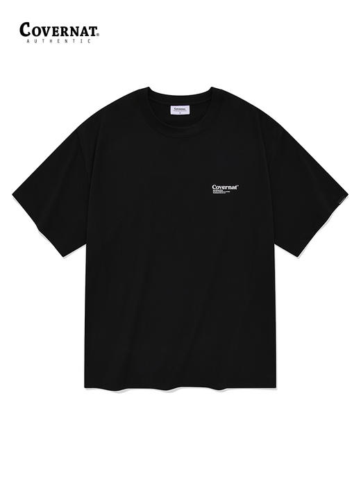 covernat韩国潮牌男女情侣同款短袖时尚图案 T 恤2024春夏新CO2402ST32 商品图2