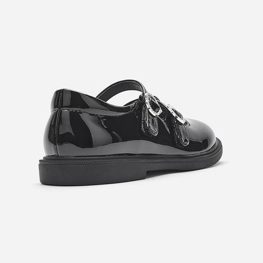 巴拉巴拉童鞋女童公主鞋2025新款春秋软底表演鞋亮面小皮鞋魔术贴 商品图3