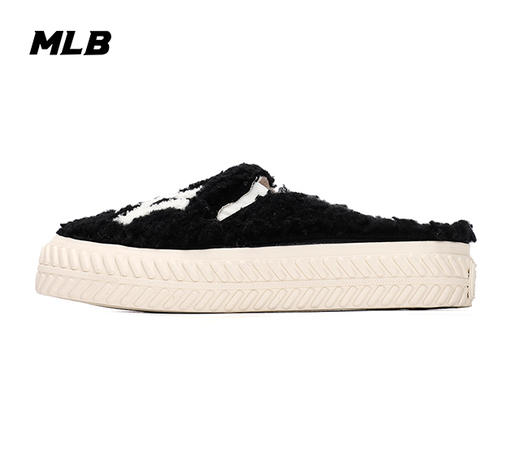【一口价】MLB男女同款毛绒摇粒绒保暖半拖3AMUUD216【微瑕商品介意勿拍，无货退款】 商品图3