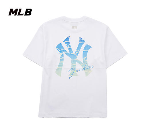 MLB背标彩色水波纹25春夏新款T恤3ATSX0353 商品图5