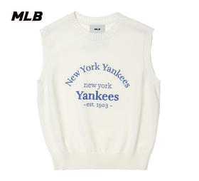 MLB男女同款字母标学院风针织套衫3FKPV0453